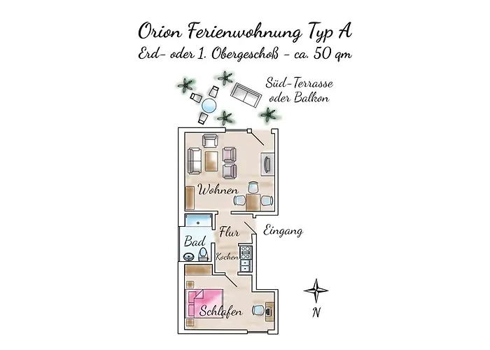 Gaestehaus Orion - 14 Апартаменты